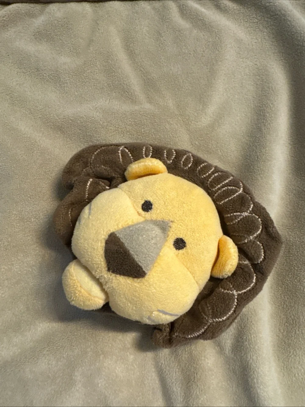 Amy coe Brown & Tan Lion Lovey Blanket for Kids